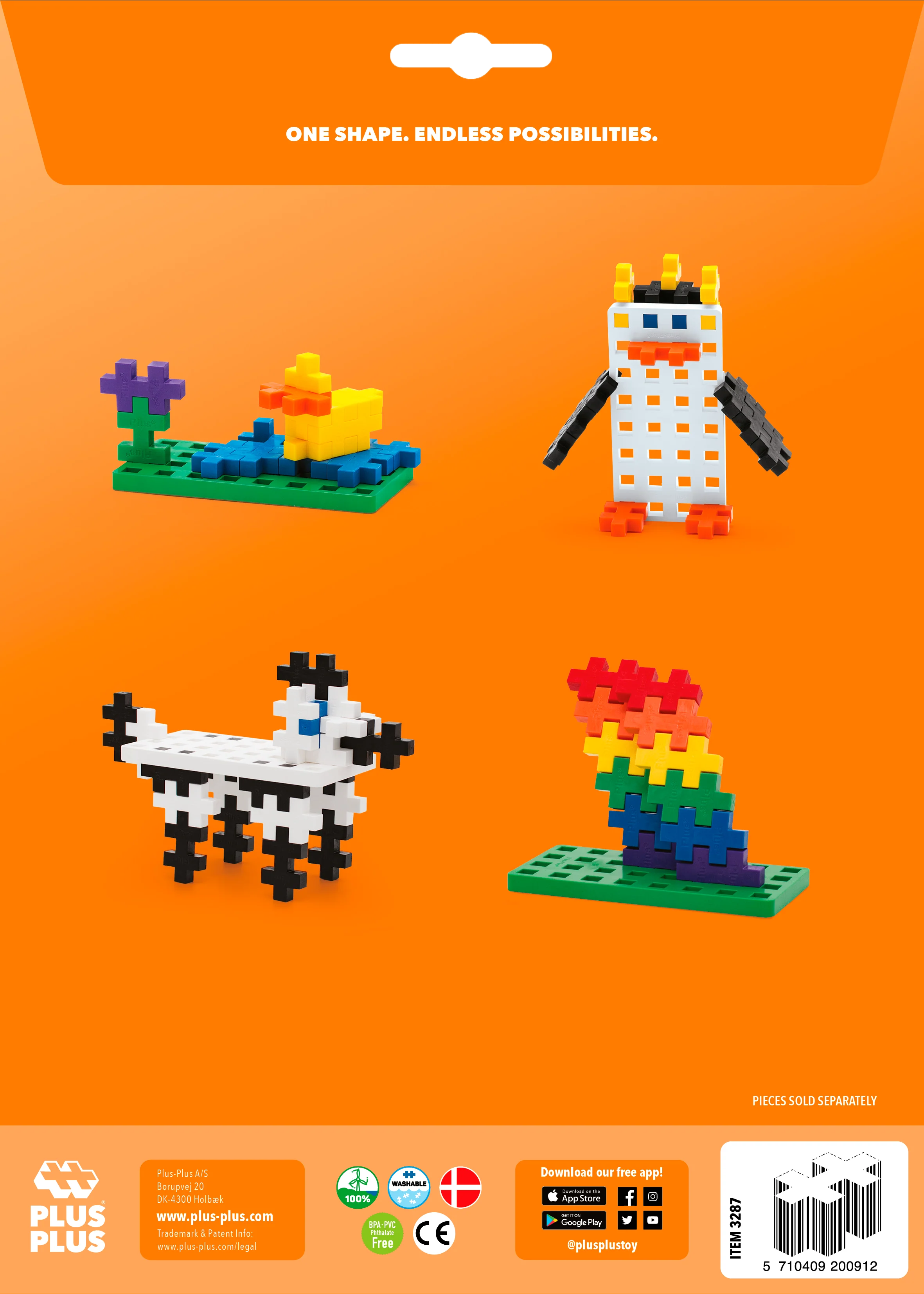 Two BIG baseplates - One green and one white - Image 4
