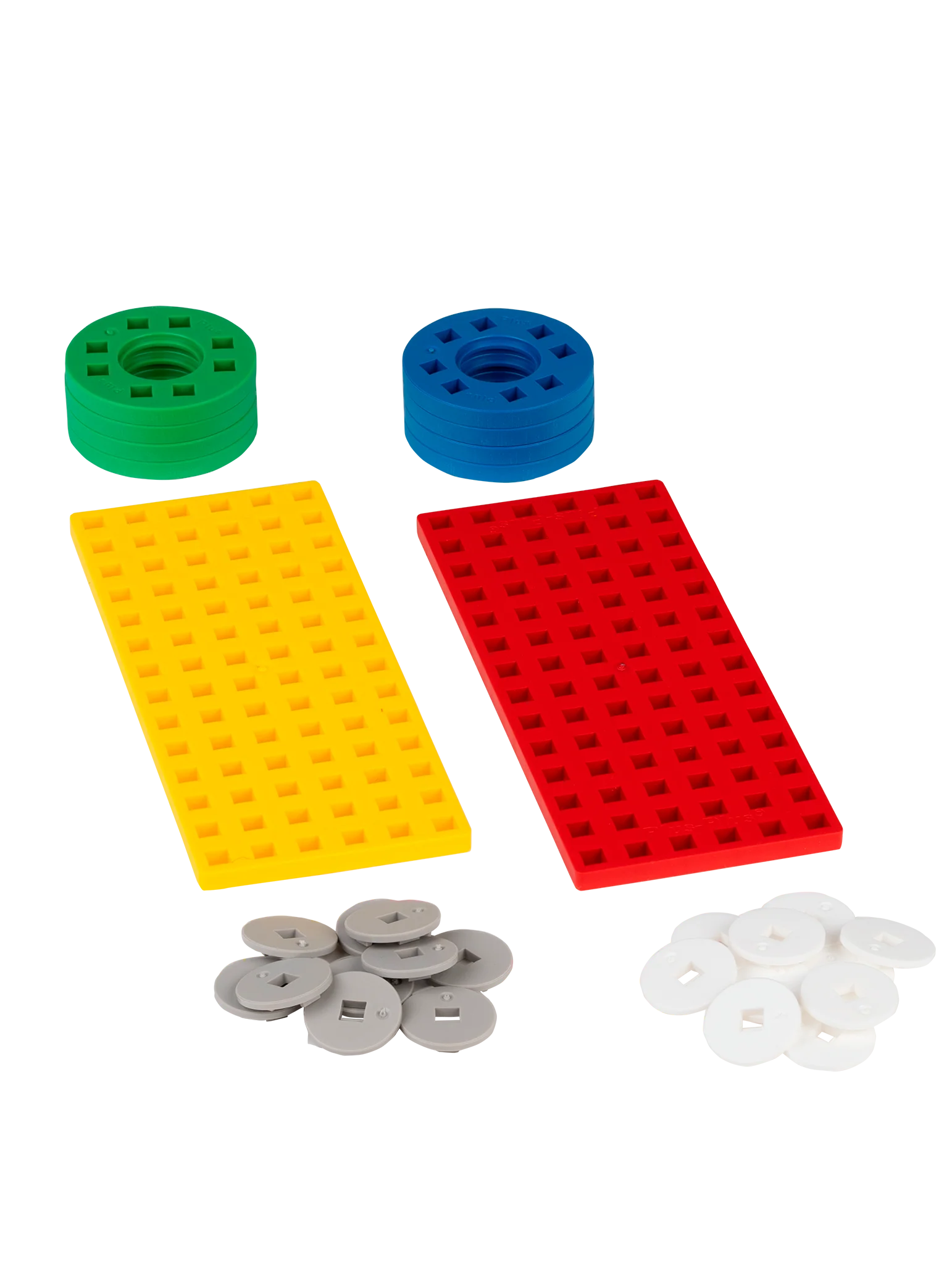 Accessory Pack with Baseplates, Wheels and Hubs - 26 pcs - Image 3