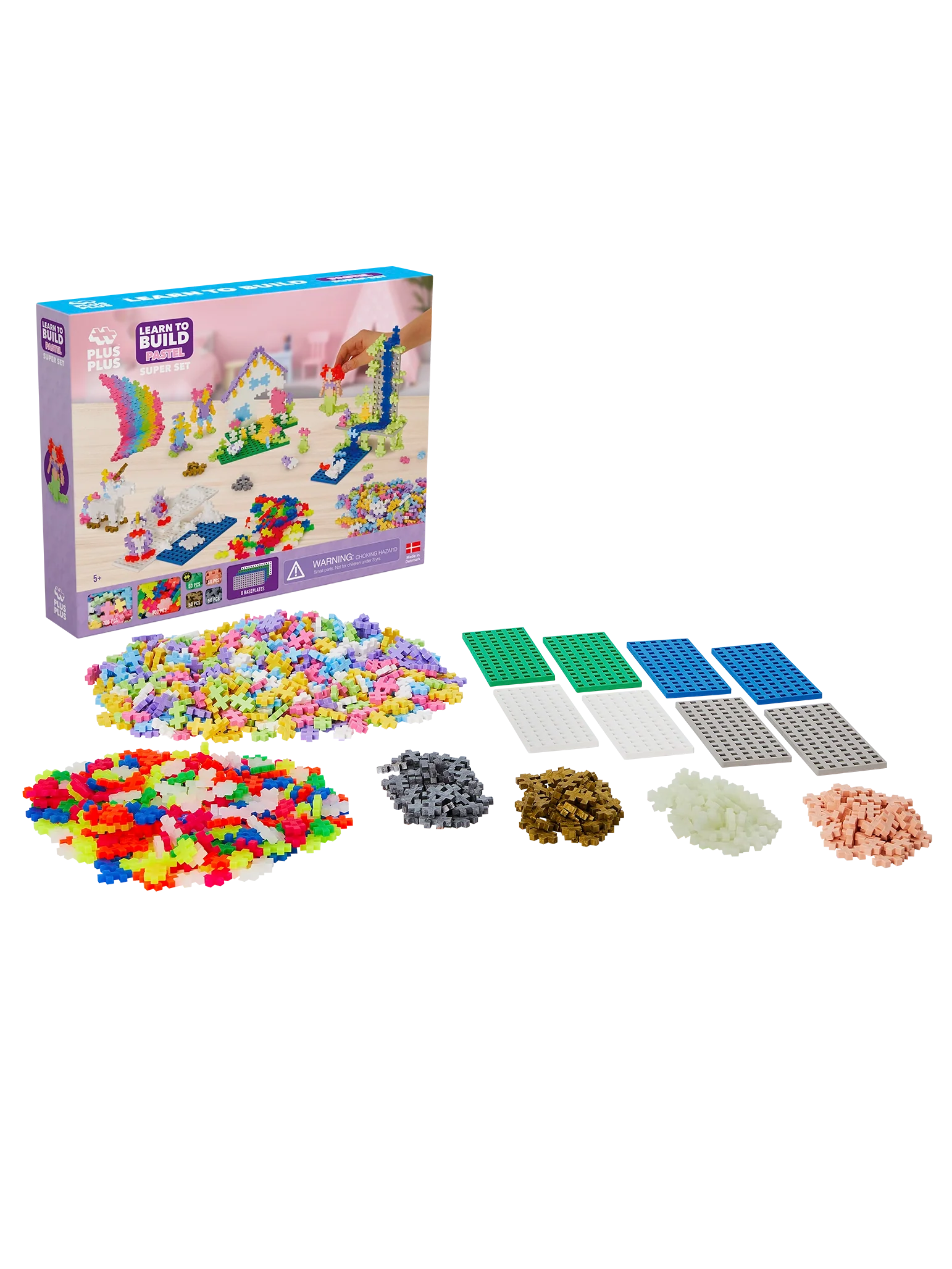 Learn to Build - Super Set Pastel - 1200 pcs - Image 3