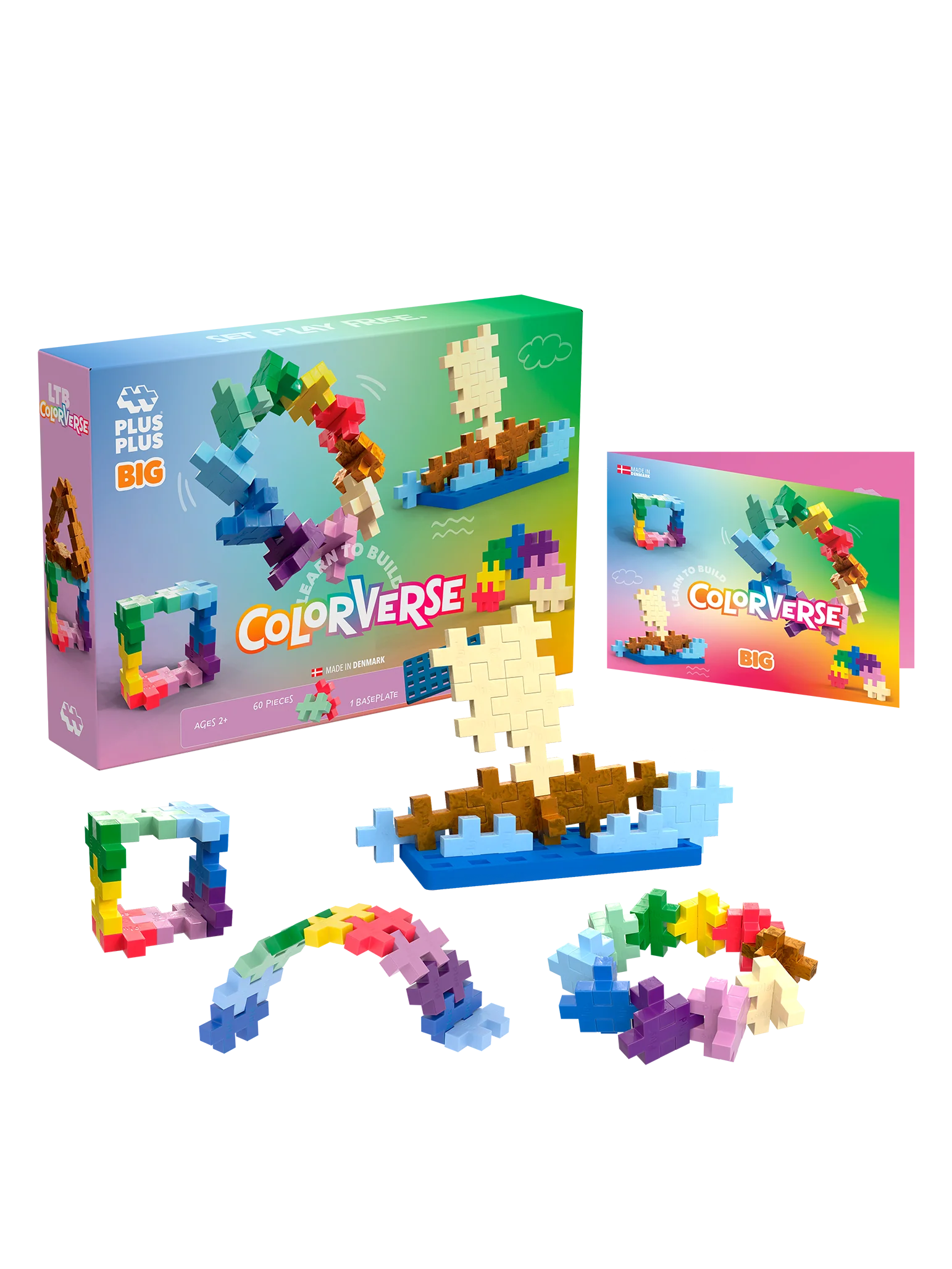 BIG Learn to Build - Colorverse - 60 pcs