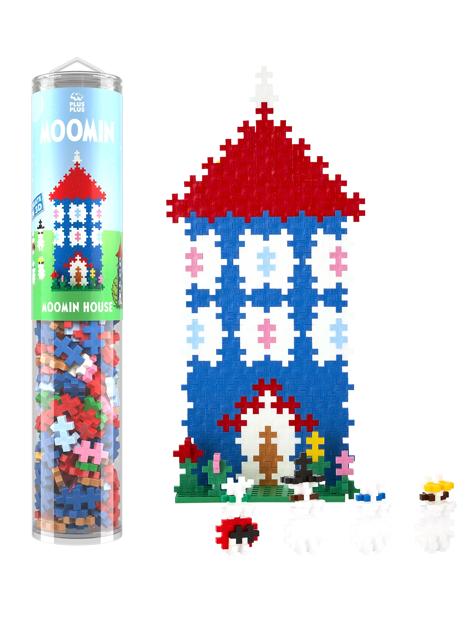 Puzzle by Number - Moomin House with 3D Characters- 275 pcs