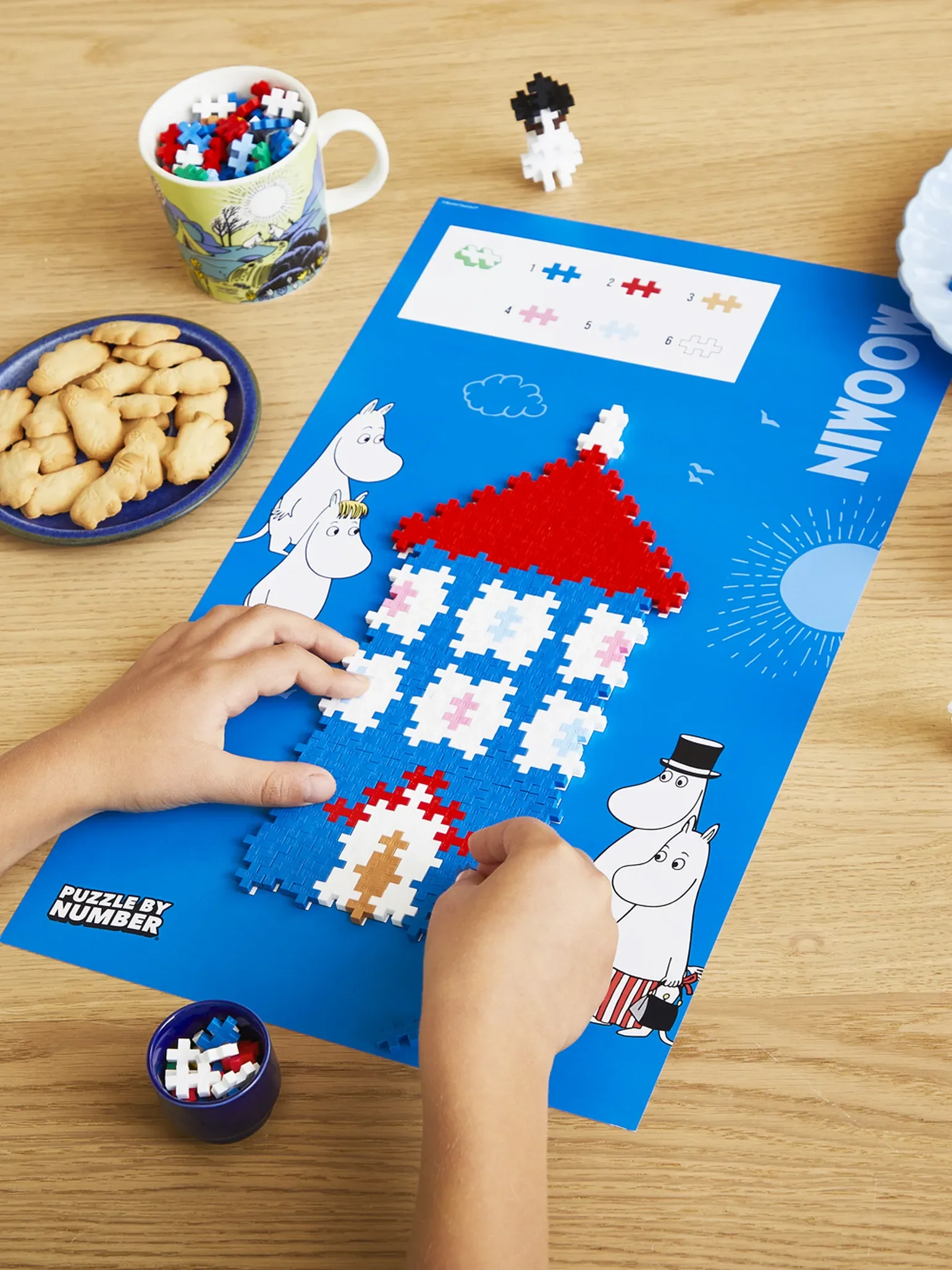 Puzzle by Number - Moomin House with 3D Characters- 275 pcs - Image 3