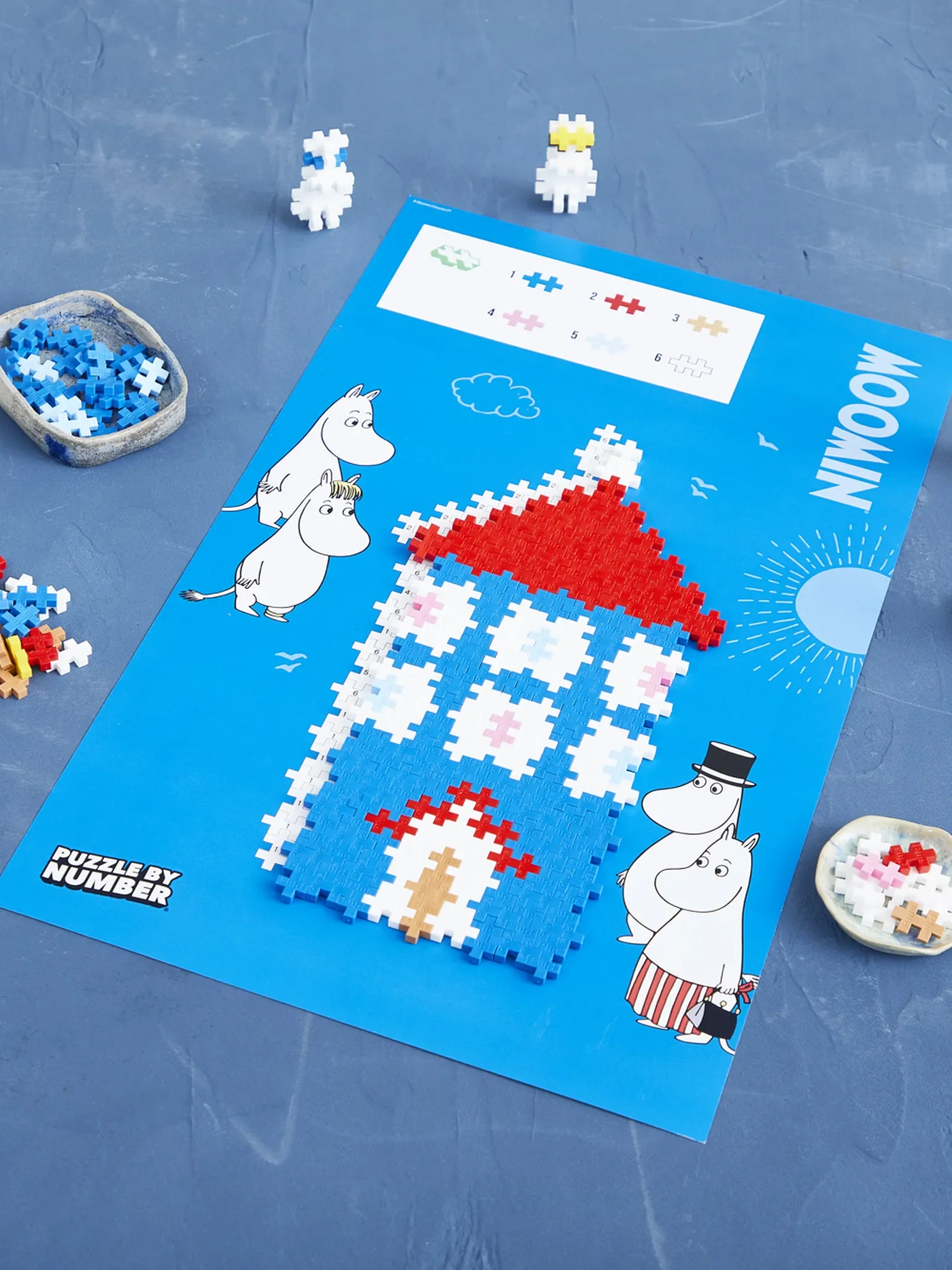Puzzle by Number - Moomin House with 3D Characters- 275 pcs - Image 7