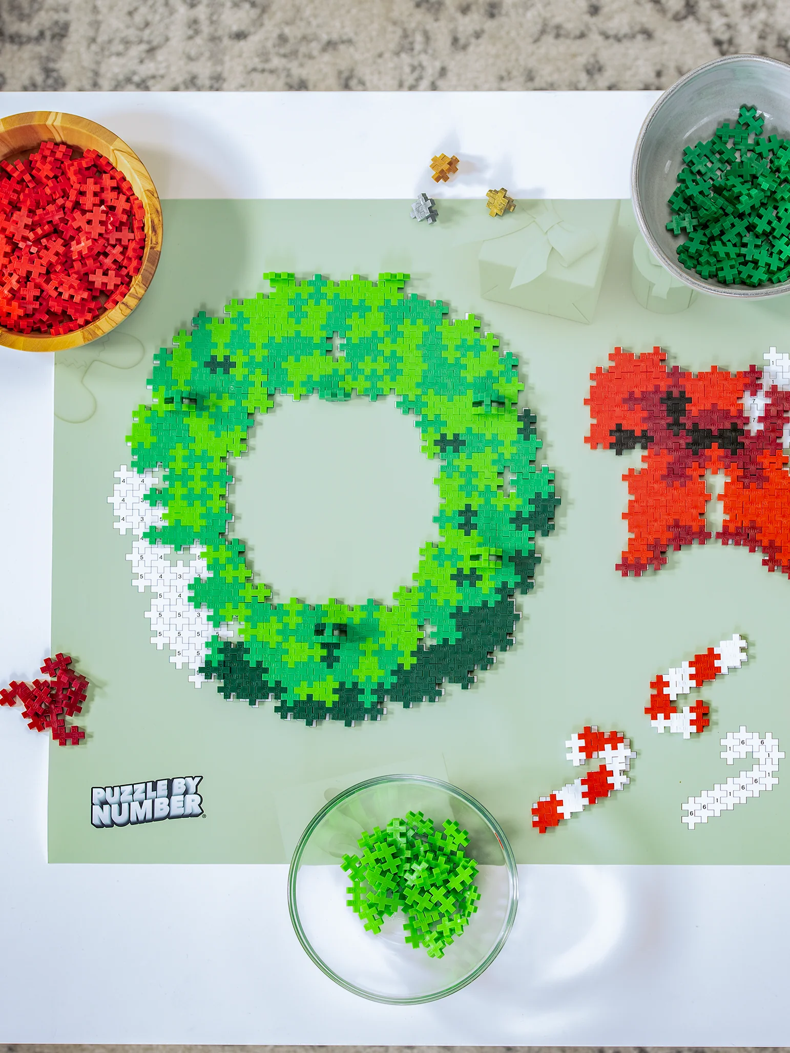 Puzzle by Number - Holiday Wreath - Image 4