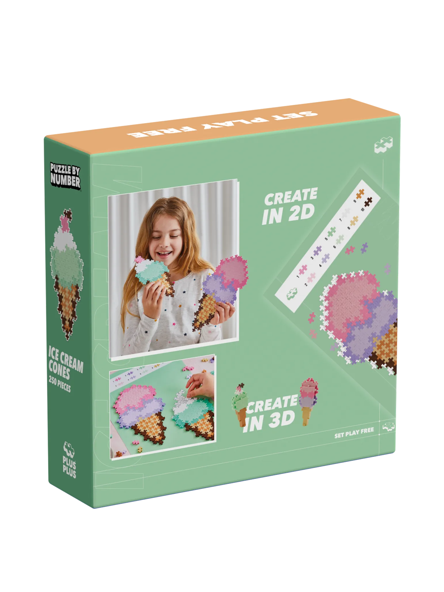 Puzzle By Number - Ice Cream Cones - 250 pcs - Image 10
