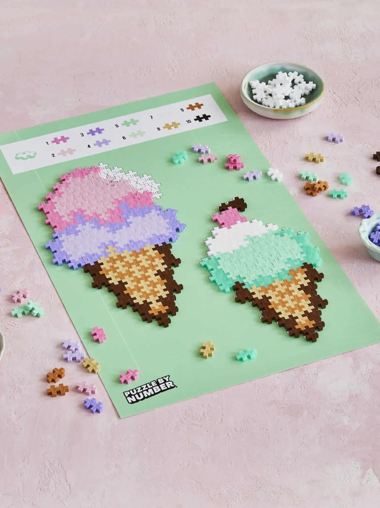 Puzzle By Number - Ice Cream Cones - 250 pcs - Image 6