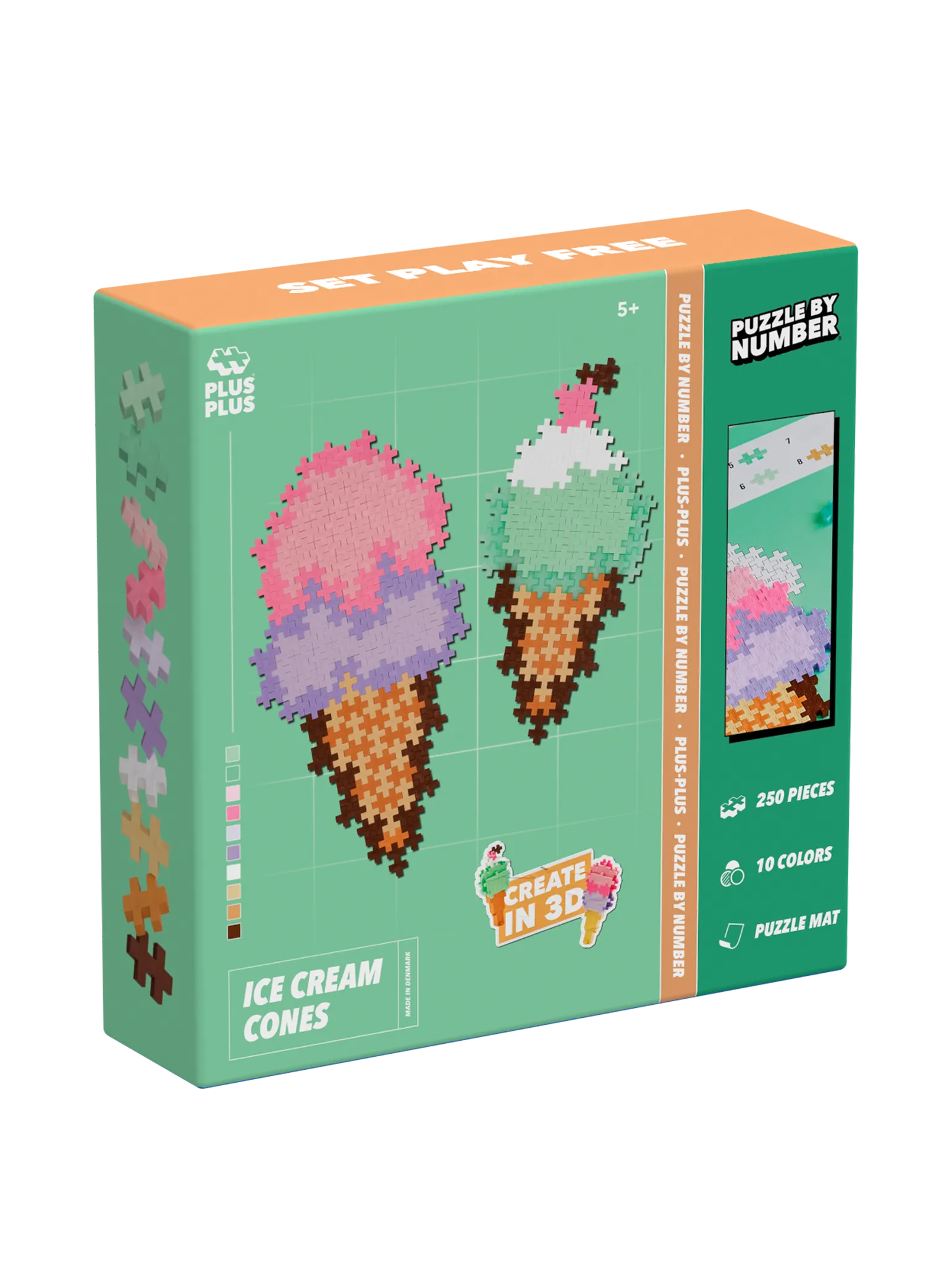 Puzzle By Number - Ice Cream Cones - 250 pcs - Image 9