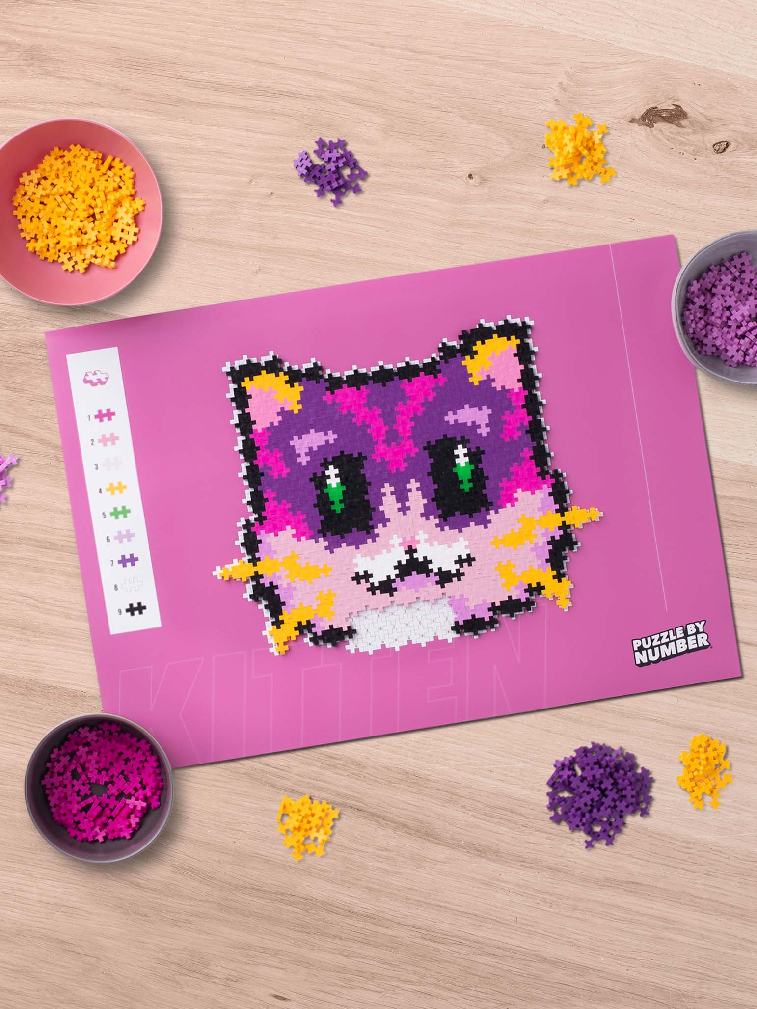 Puzzle By Number - Kitten - Image 5