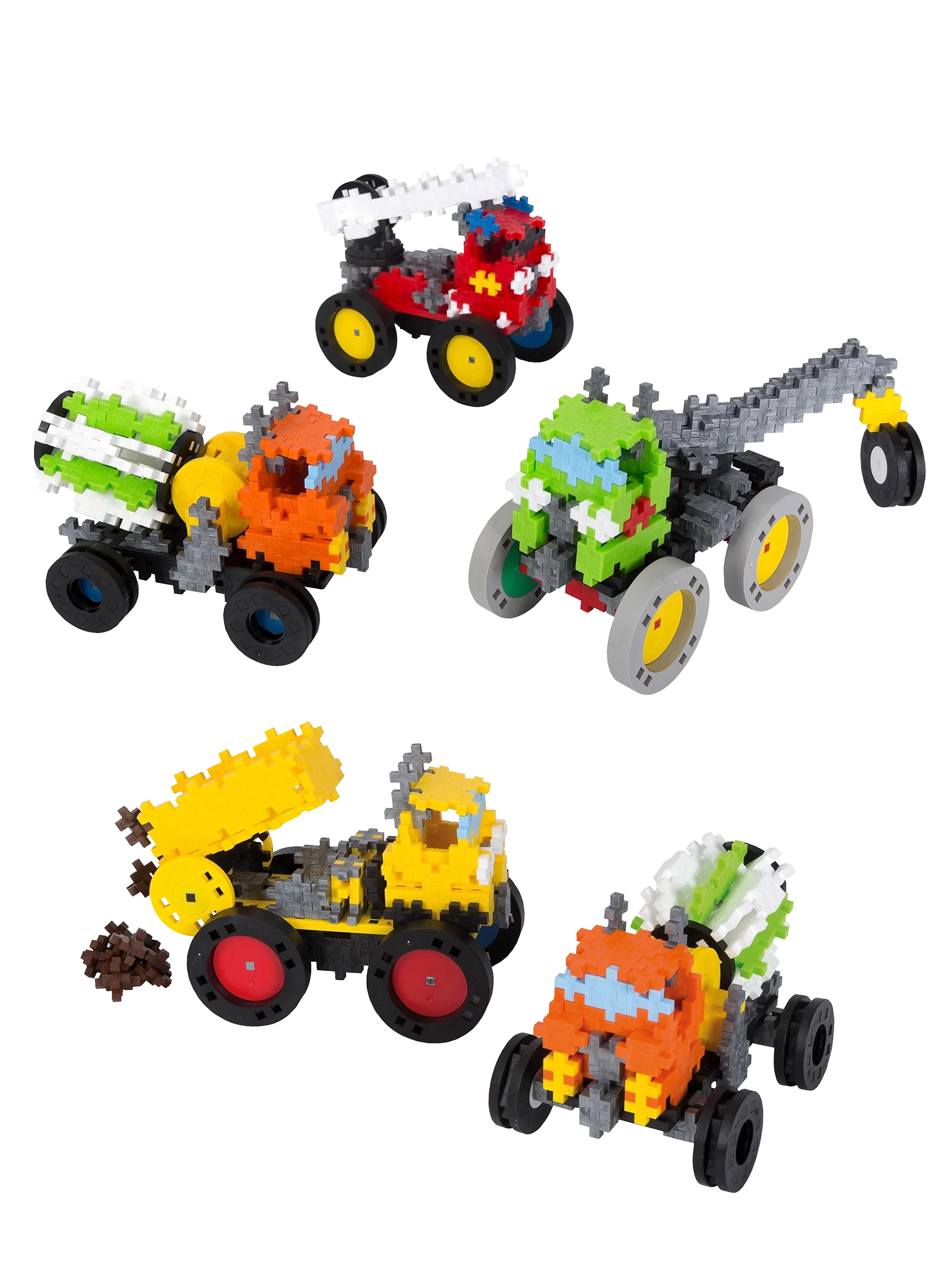 Wheels – 4 Grey wheels with 4 white and 4 grey hubs - Image 2